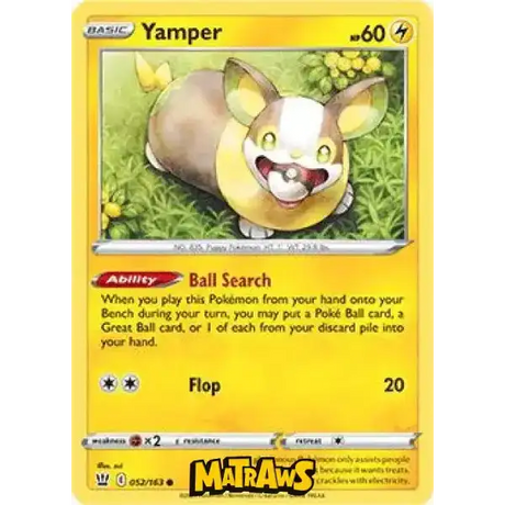 (052/163) Yamper Enkeltkort Battle Styles 