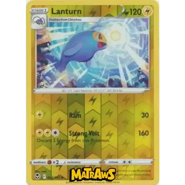 (052/195) Lanturn - Reverse Enkeltkort Silver Tempest 