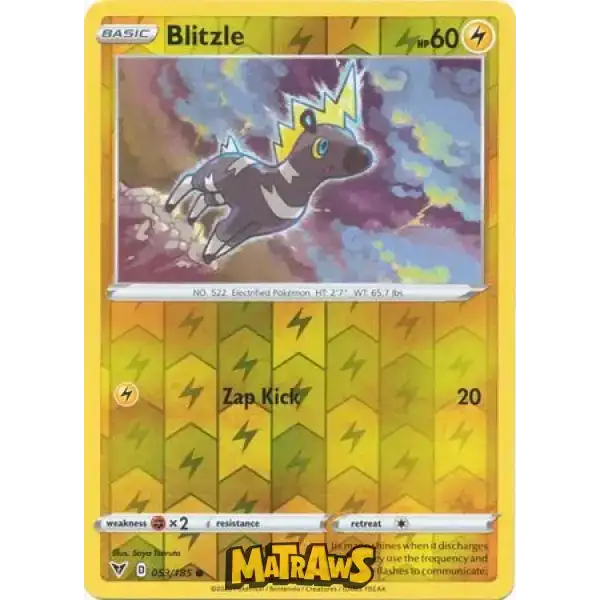 (053/185) Blitzle - Reverse Enkeltkort Vivid Voltage 