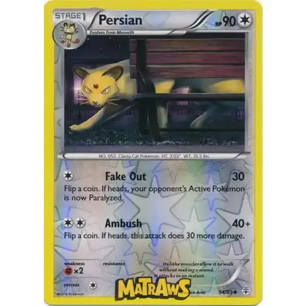 (054/083) Persian - Reverse Enkeltkort Generations 