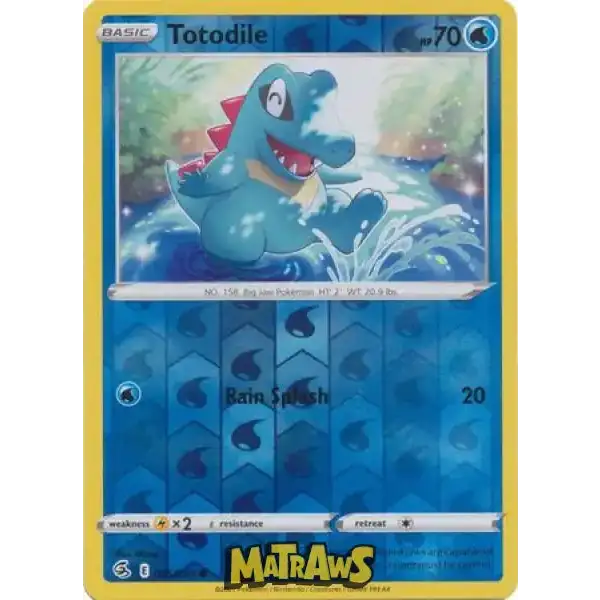 (055/264) Totodile - Reverse Enkeltkort Fusion Strike 