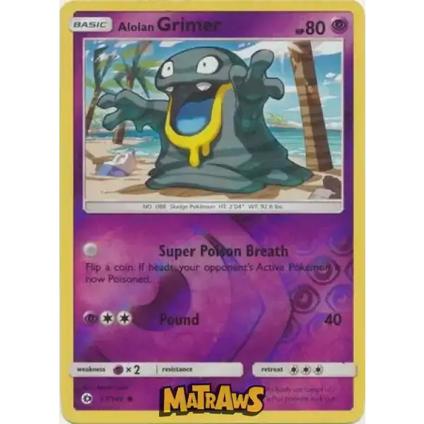 (057/149) Alolan Grimer - Reverse Enkeltkort Sun & Moon 