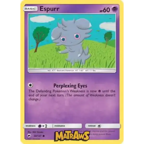 (059/147) Espurr Enkeltkort Burning Shadows 