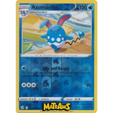 (059/264) Azumarill - Reverse Enkeltkort Fusion Strike 