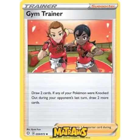 (059/72) Gym Trainer Enkeltkort Shining Fates 