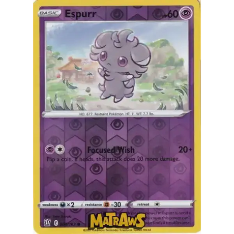 (060/163) Espurr - Reverse Enkeltkort Battle Styles 