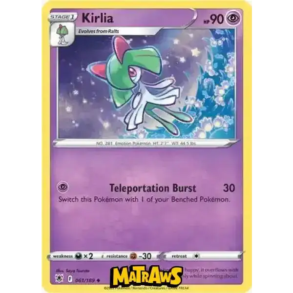 (061/189) Kirlia Enkeltkort Astral Radiance 