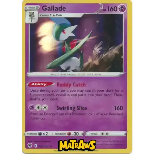 (062/189) Gallade - Holo Enkeltkort Astral Radiance 