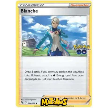 (064/078) Blanche Enkeltkort Pokémon GO TCG 