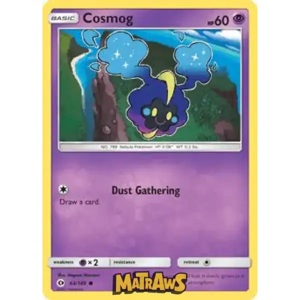 (064/149) Cosmog Enkeltkort Sun & Moon 