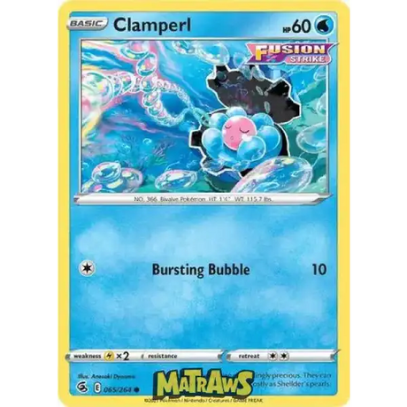 (065/264) Clamperl Enkeltkort Fusion Strike 