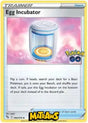 (066/078) Egg Incubator Enkeltkort Pokémon GO TCG 