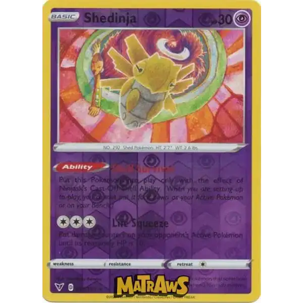 (066/185) Shedinja - Reverse Enkeltkort Vivid Voltage 