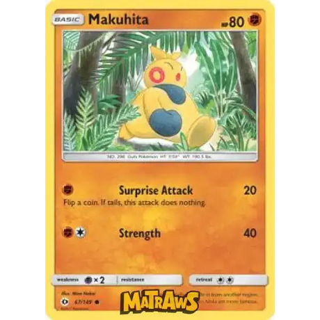 (067/149) Makuhita Enkeltkort Sun & Moon 
