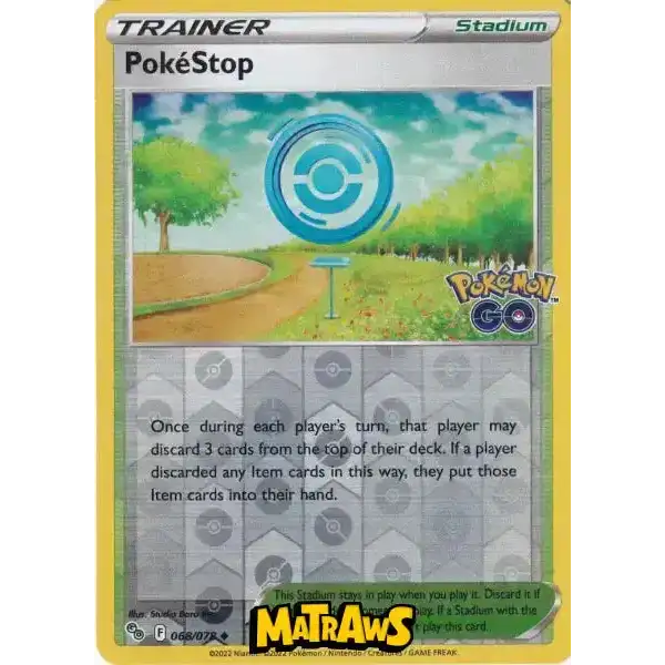 (068/078) PokéStop - Reverse Enkeltkort Pokémon GO TCG 