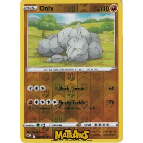 (068/163) Onix - Reverse Enkeltkort Battle Styles 