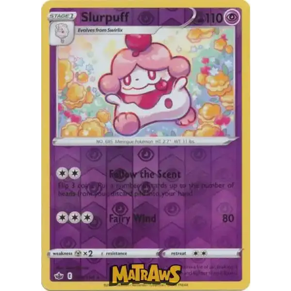 (068/198) Slurpuff - Reverse Enkeltkort Chilling Reign 