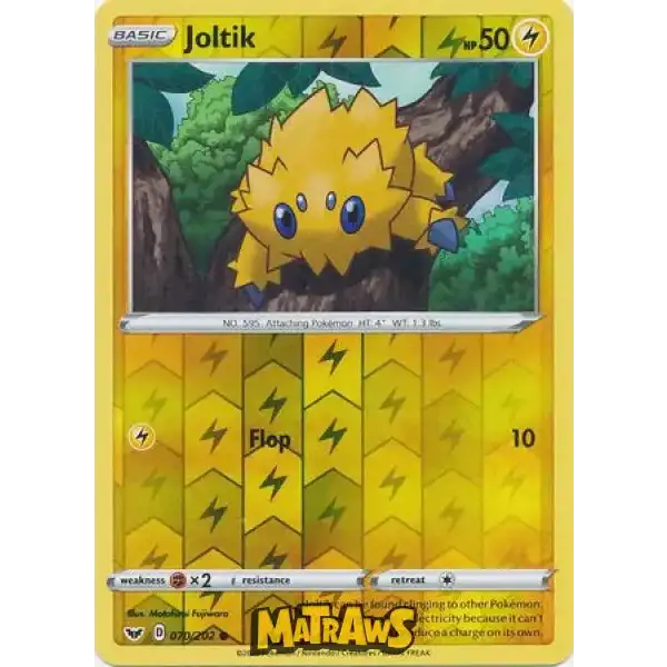 (070/202) Joltik - Reverse Enkeltkort Sword & Shield 