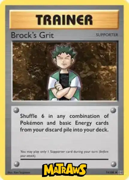 (074/108) Brock's Grit Enkeltkort Evolutions 