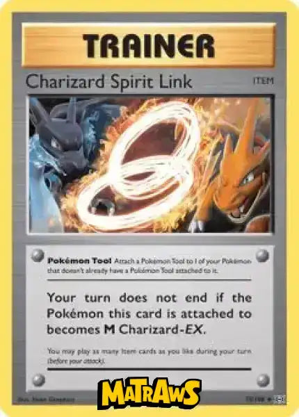 (075/108) Charizard Spirit Link Enkeltkort Evolutions 