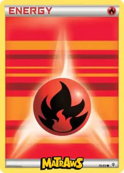 (076/083) Fire Energy Enkeltkort Generations 