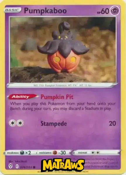 (076/203) Pumpkaboo Enkeltkort Evolving Skies 