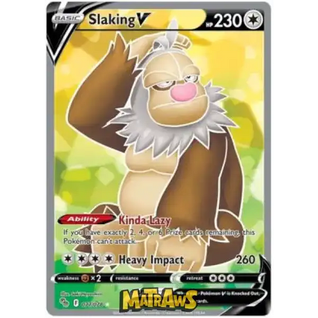 (077/078) Slaking V - Full Art Enkeltkort Pokémon GO TCG 
