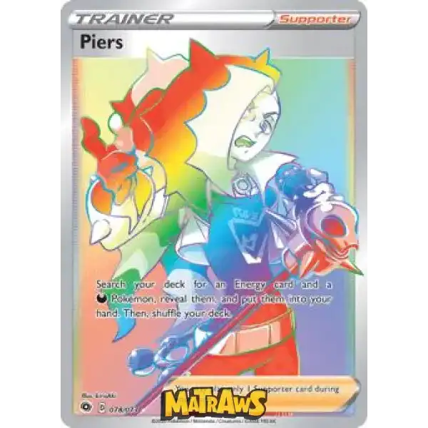 (078/073) Piers - Rainbow Enkeltkort Champion's Path 