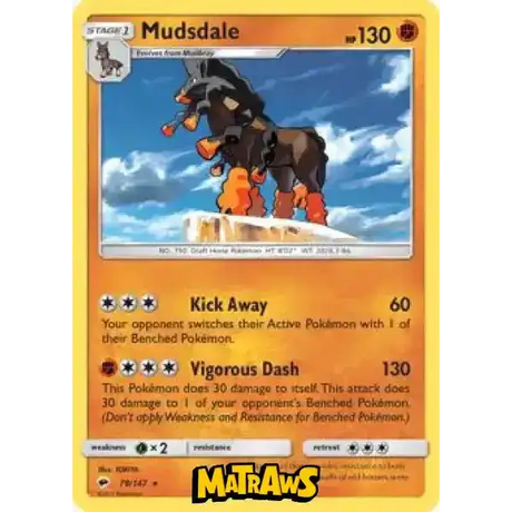 (078/147) Mudsdale Enkeltkort Burning Shadows 