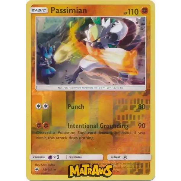 (079/147) Passimian - Reverse Enkeltkort Burning Shadows 