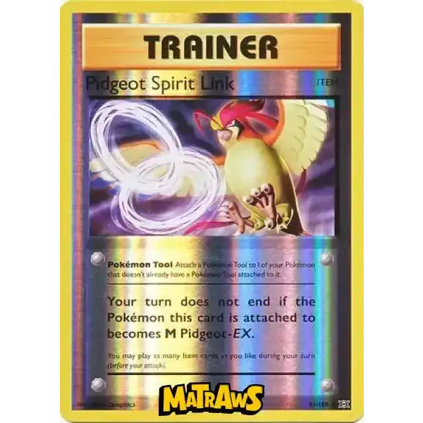 (081/108) Pidgeot Spirit Link - Reverse Enkeltkort Evolutions 