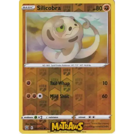 (081/163) Silicobra - Reverse Enkeltkort Battle Styles 