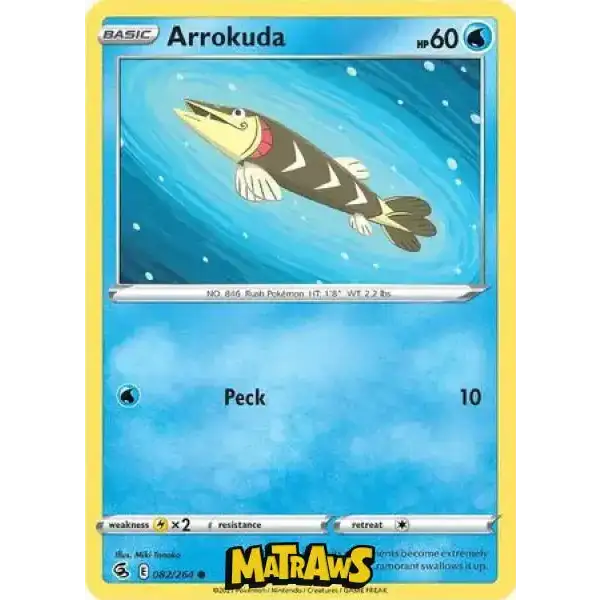 (082/264) Arrokuda Enkeltkort Fusion Strike 