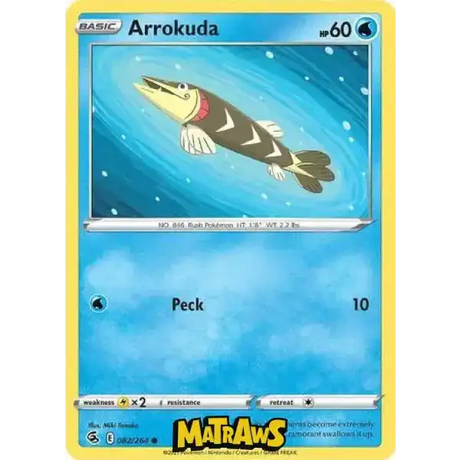 (082/264) Arrokuda Enkeltkort Fusion Strike 