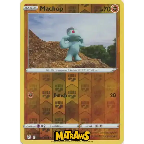 (086/196) Machop - Reverse Enkeltkort Lost Origin 