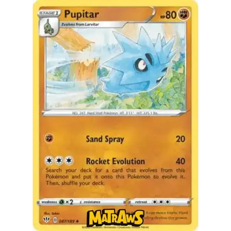 (087/189) Pupitar Enkeltkort Darkness Ablaze 