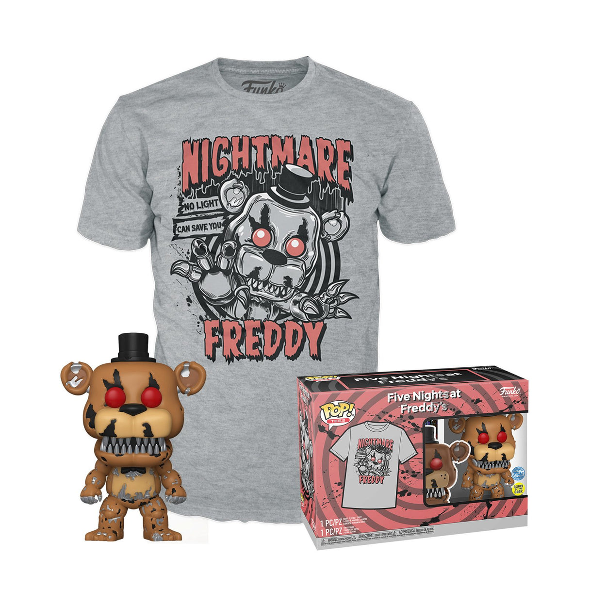 Funko POP! - Five Nights at Freddy's: Nightmare Freddy #111 (+ T-shirt str. M)