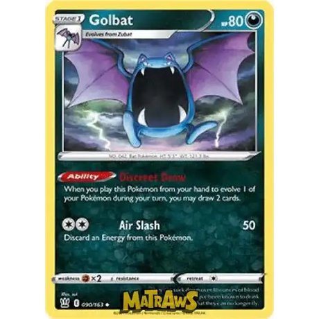 (090/163) Golbat Enkeltkort Battle Styles 