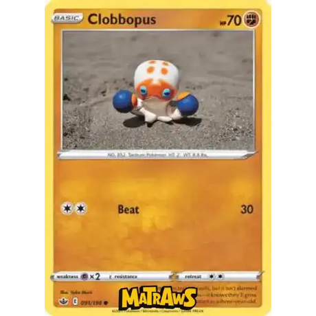 (091/198) Clobbopus Enkeltkort Chilling Reign 