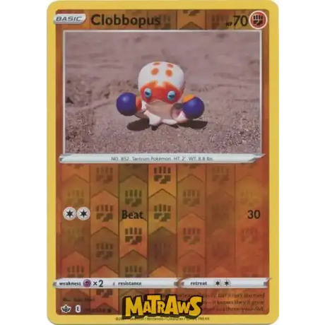 (091/198) Clobbopus - Reverse Enkeltkort Chilling Reign 