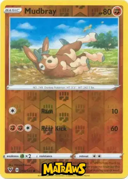 (096/185) Mudbray - Reverse Enkeltkort Vivid Voltage 