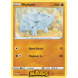 (096/202) Rhyhorn Enkeltkort Sword & Shield 