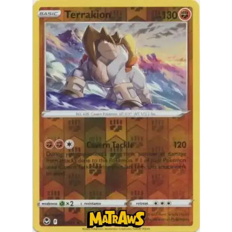 (097/195) Terrakion - Reverse Enkeltkort Silver Tempest 