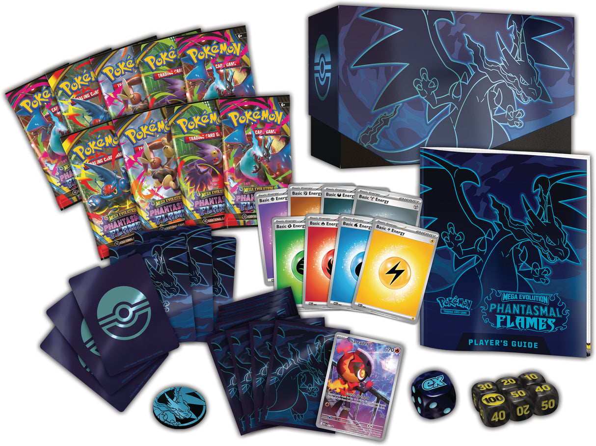 Pokémon TCG: Mega Evolution: Phantasmal Flames - Elite Trainer Box (ETB)