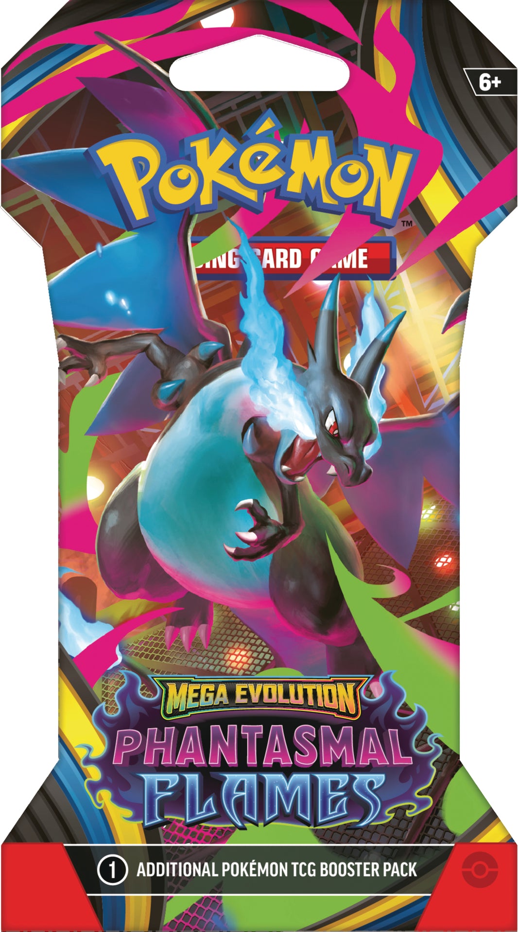 Pokémon TCG: Mega Evolution: Phantasmal Flames Sleeved Booster Pack