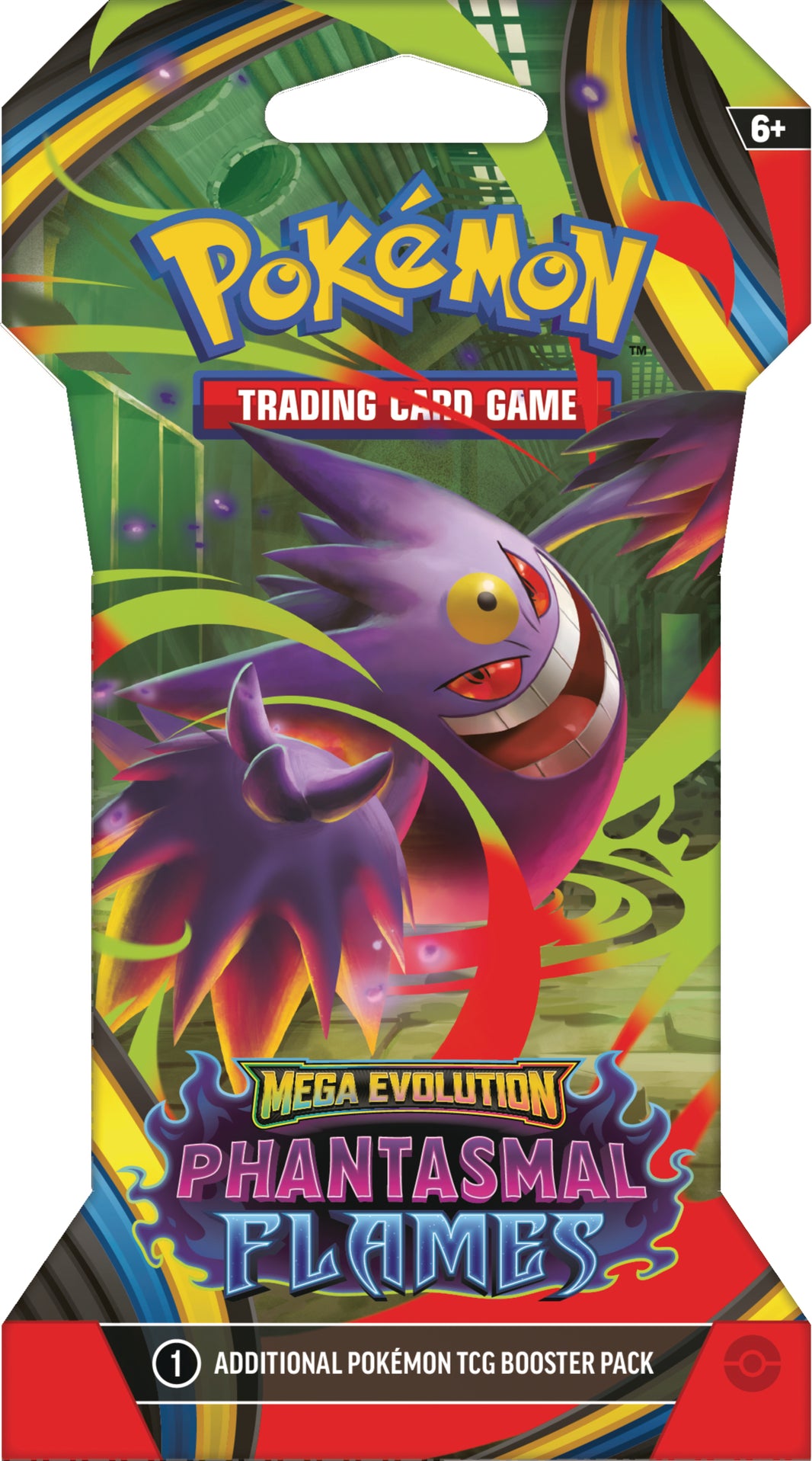 Pokémon TCG: Mega Evolution: Phantasmal Flames Sleeved Booster Pack