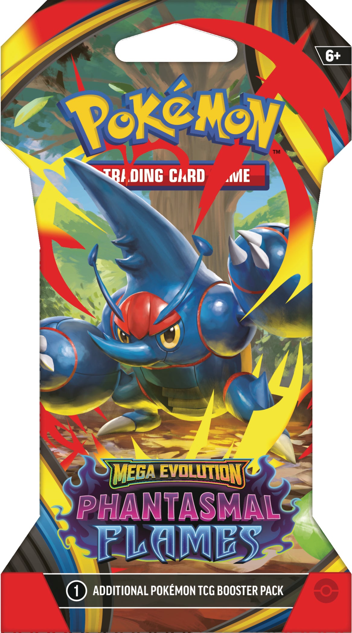 Pokémon TCG: Mega Evolution: Phantasmal Flames - Sleeved Booster Pack