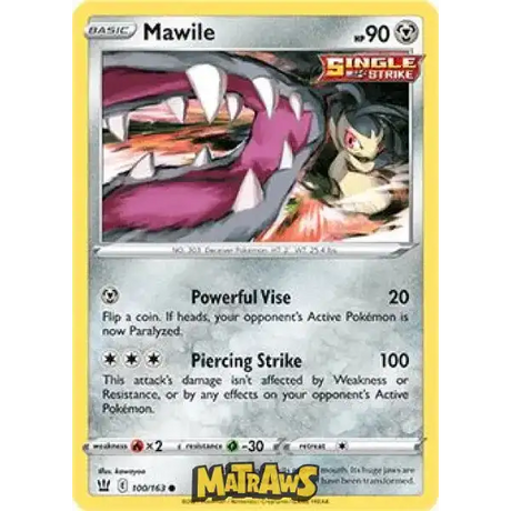 (100/163) Mawile Enkeltkort Battle Styles 