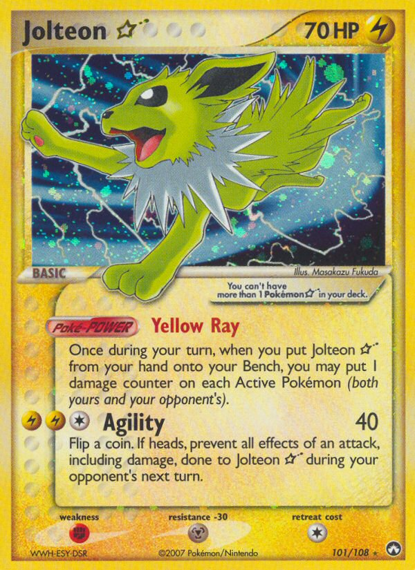 Jolteon Gold Star PK-101