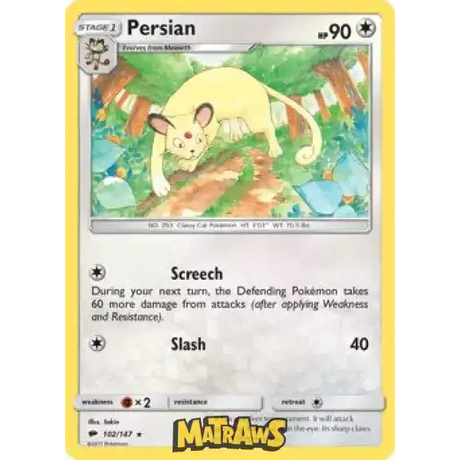 (102/147) Persian Enkeltkort Burning Shadows 